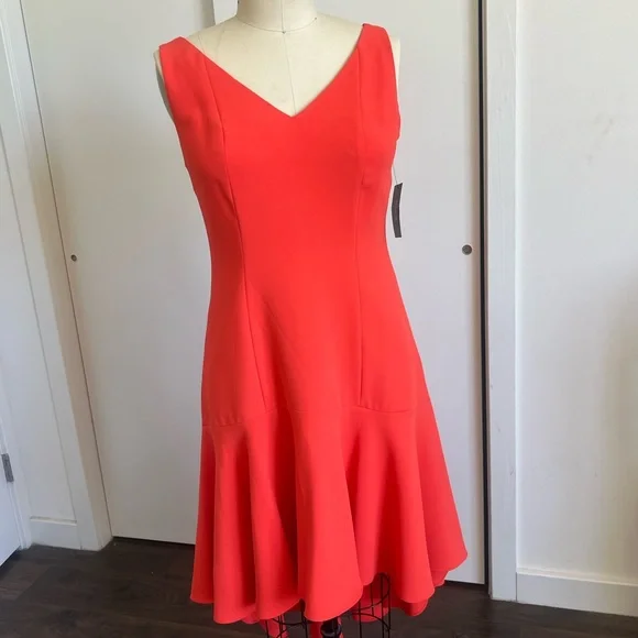 inlove | Dresses | Cocktail Dress Colors Coral And Black | Poshmark